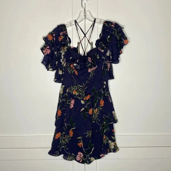 Parker Floral Mini Dress - Picture 2 of 10